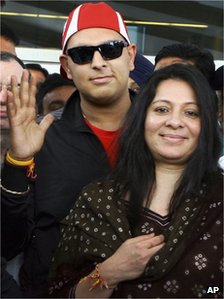 India cricketer Yuvraj Singh 'delighted' to be home